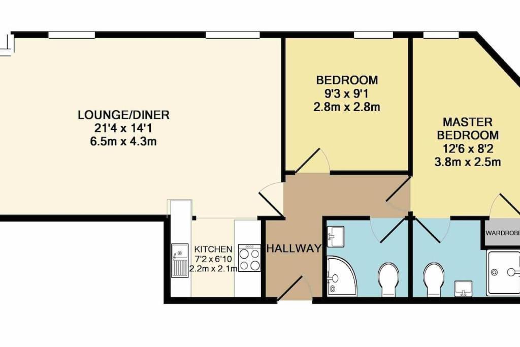 The Pad By The Beach Penthouse Apartment With Sunset And City Views Bournemouth Zewnętrze zdjęcie