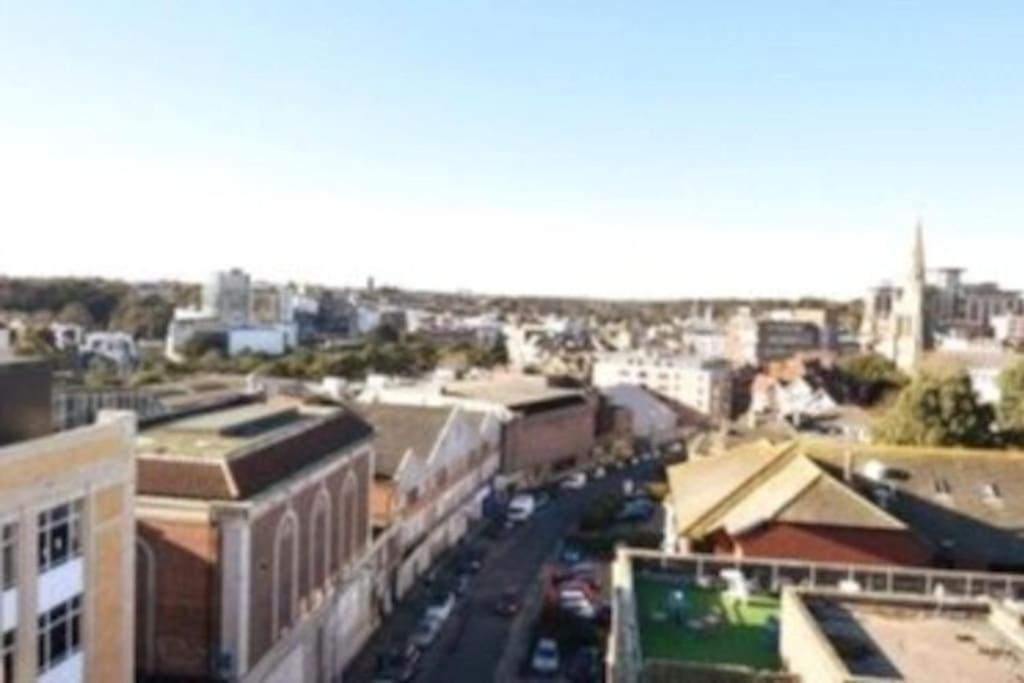 The Pad By The Beach Penthouse Apartment With Sunset And City Views Bournemouth Zewnętrze zdjęcie