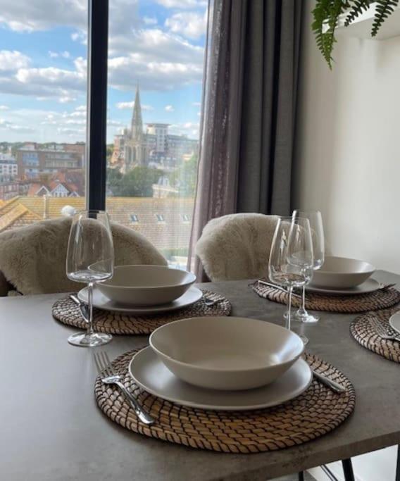 The Pad By The Beach Penthouse Apartment With Sunset And City Views Bournemouth Zewnętrze zdjęcie